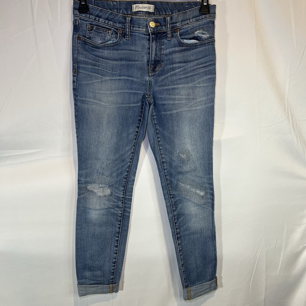 Madewell Womens Jeans Size 27 Skinny Skinny Leg Light Wash Denim‎ Blue Casual